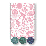 Vaessen creative • transfer + 3x glitter zee-strand - afbeelding 2