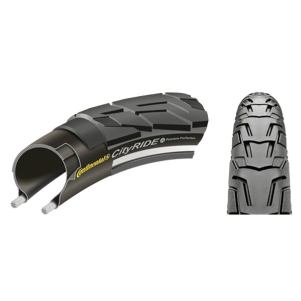 Continental buitenband ride city breaker 28x1.75 (47-622) zwart reflex