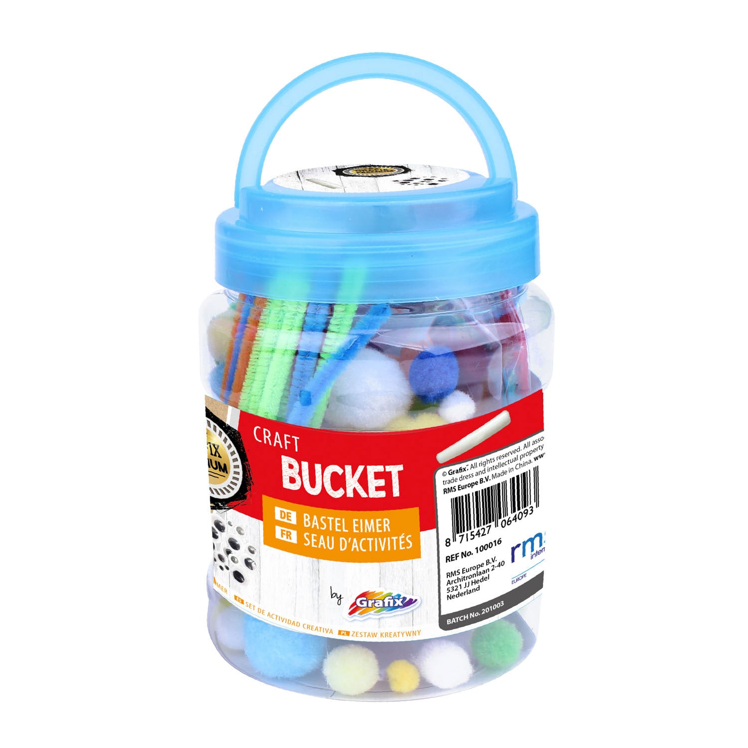 Creative craft group knutselemmer blauw