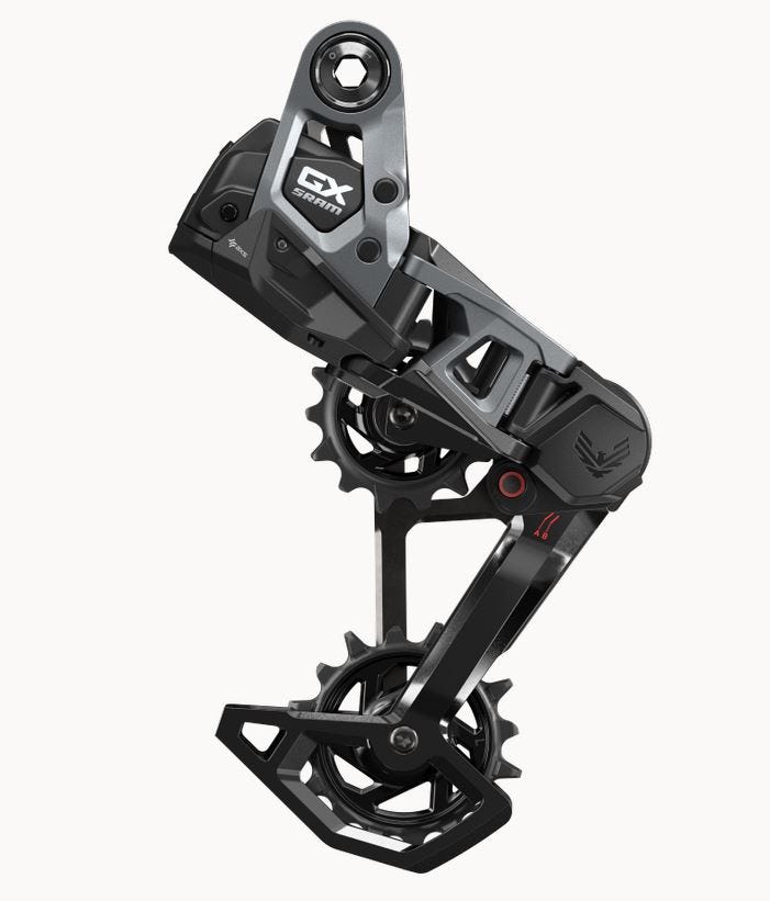 Sram achterderailleur gx eagle achterderailleur axs t-type 12 speed (zonder batterij)