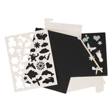 Creative craft group graveerkunst knutselset glitter - afbeelding 3