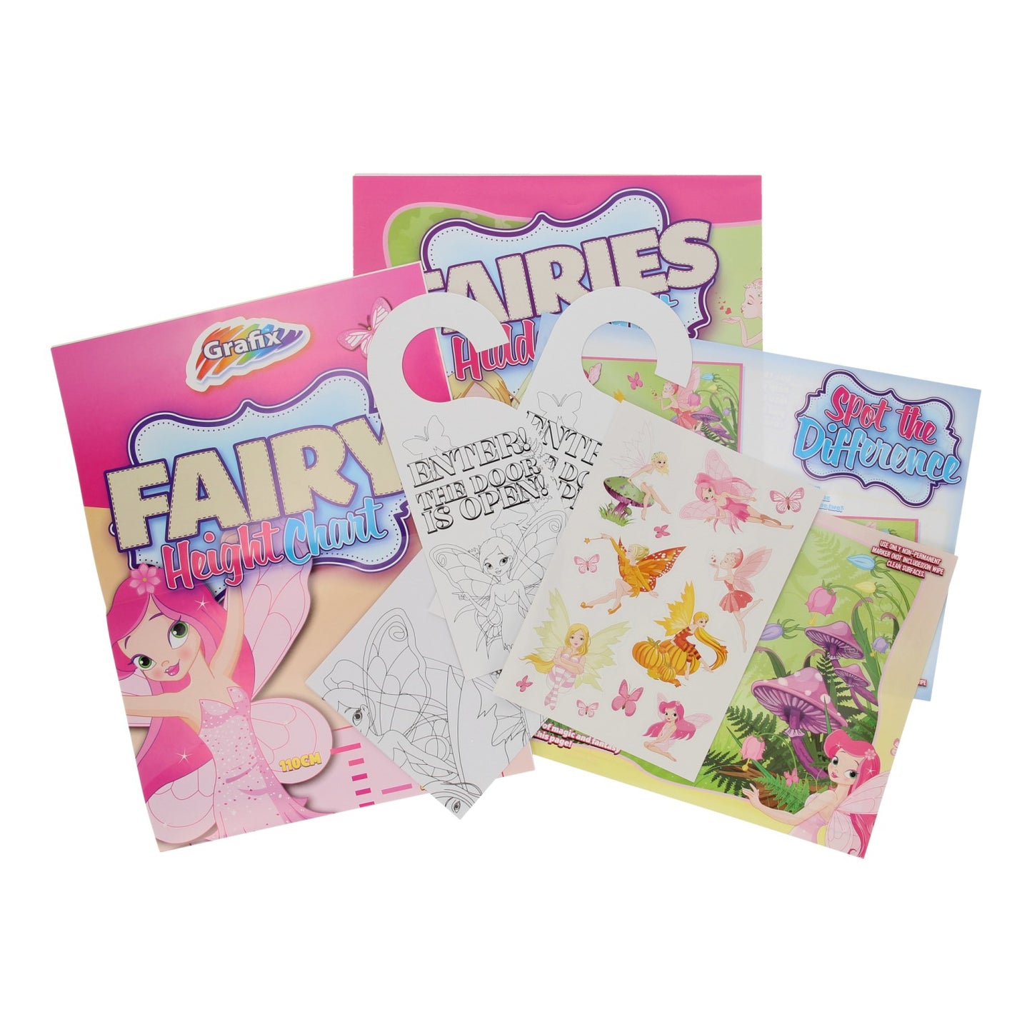 Creative craft group fairy carry pack met stickers