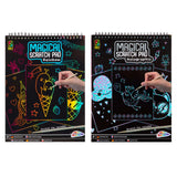 Grafix magisch scratch blok a4 - afbeelding 1