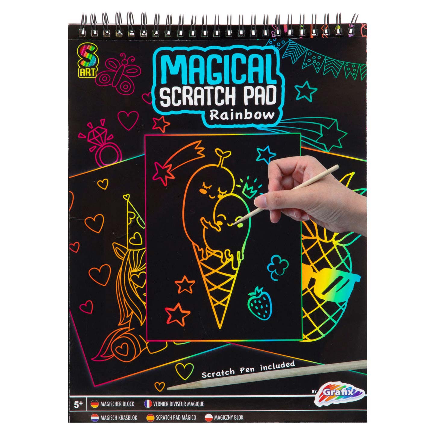 Magisch Scratch Blok A4