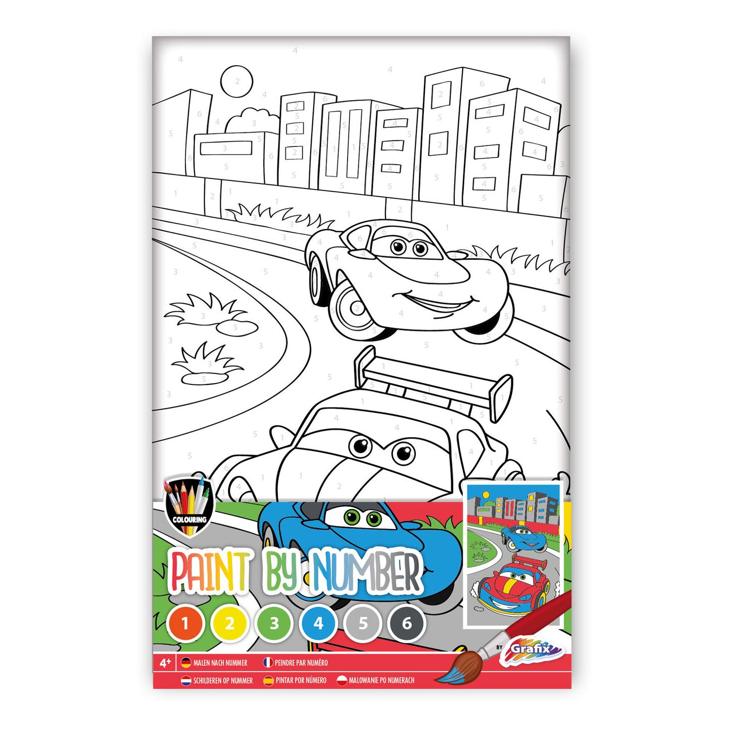Grafix schilderen op nummer - auto's