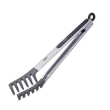 Westmark serveertang saladetang vork rvs siliconen maxi 32,5cm - afbeelding 1