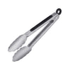 Westmark grilltang + serveertang, met roestvrijstalen uiteindes en rubberen handvatten, lengte: 20 cm, roestvrij staal kunststof, classic spezial mini, zilver zwart, 16232270