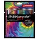 Stabilo aquacolor potloden etui a 24 stuks
