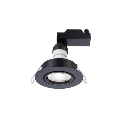 Sylvania 1067276 - sylspot kit rond zwart 345lm 3000k richtb. ip20 | 1 stuks