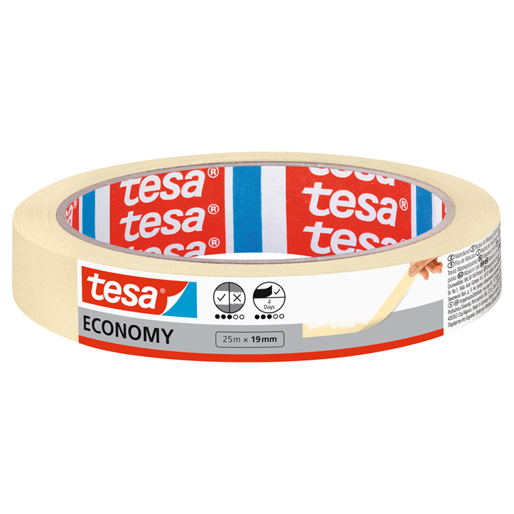 Tesa 1025268 - afplakb.univers.25mx19mm | 16 stuks