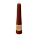 Spaas ribbed kaars obelisk 25 uur - bordeaux | 6 stuks