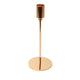 Spaas diner kaars houder groot - gold | 3 stuks