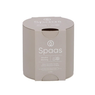 Spaas glow geurkaars 35u - mindful morning | 3 stuks