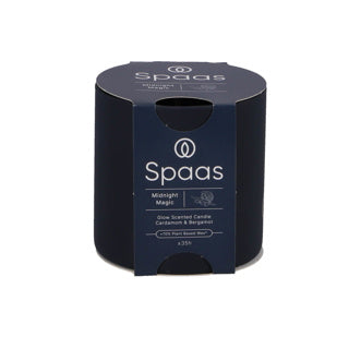 Spaas glow geurkaars 35u - midnight magic | 3 stuks