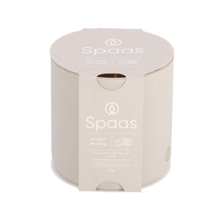 Spaas glow geurkaars 2-wiek 55u - mindful morning | 3 stuks