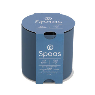 Spaas glow geurkaars 2-wiek 55u - soft sunrise | 3 stuks