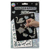 Creative craft group a5 kraskaarten glitter regenboog - 4 kraskaarten