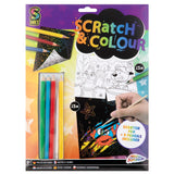 Grafix knutselset scratch en kleuren a4 - afbeelding 1