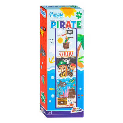 Grafix Toren Puzzel Piraat, 47x12cm