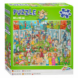 Grafix Legpuzzel Comic Winkelcentrum, 1000st. - afbeelding 1
