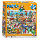 Grafix Legpuzzel Comic Verkeersdrukte, 1000st. - afbeelding 1