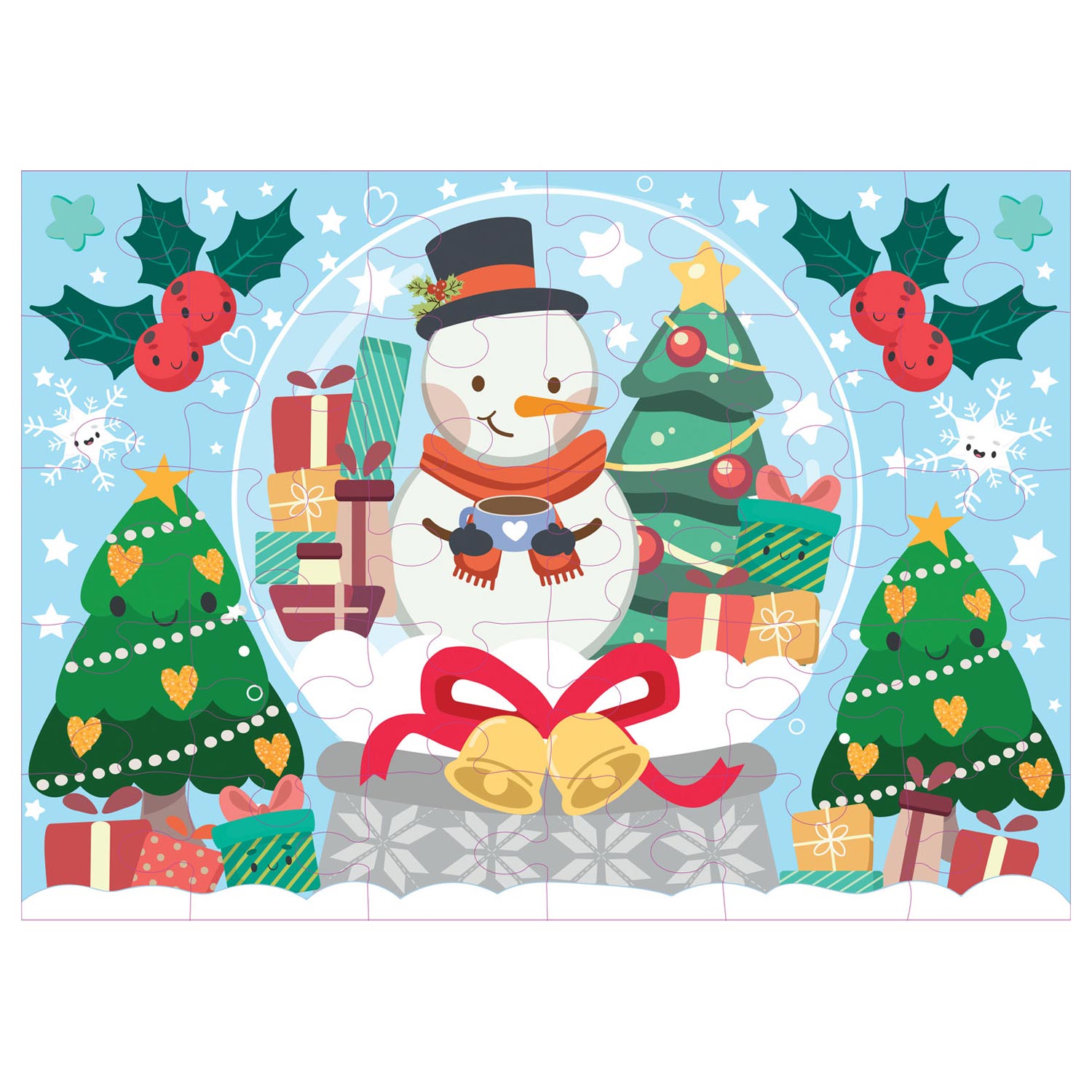 Kerstpuzzel, 30st.