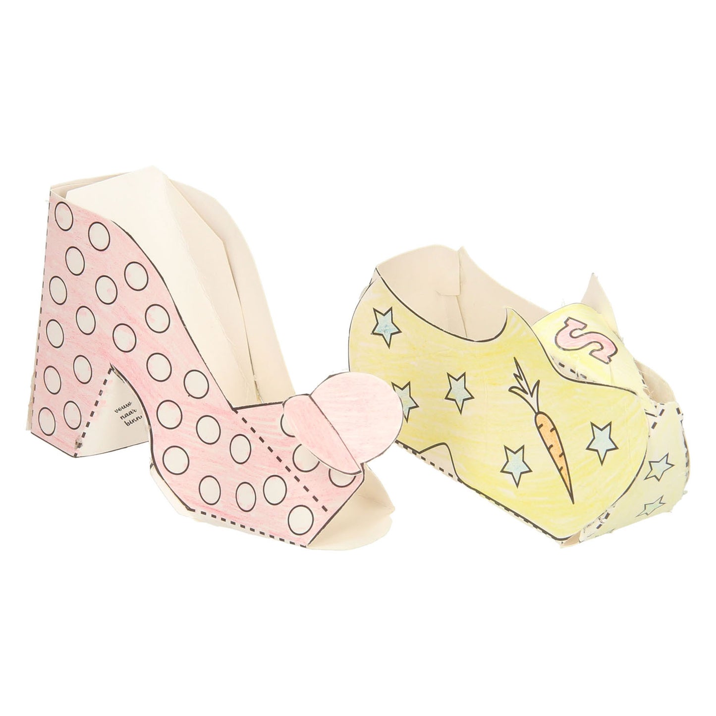 Grafix sinterklaas knutselset - maak je eigen schoen 4 designs + 4 potloden