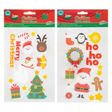Creative craft group kerst raamstickers - afbeelding 1