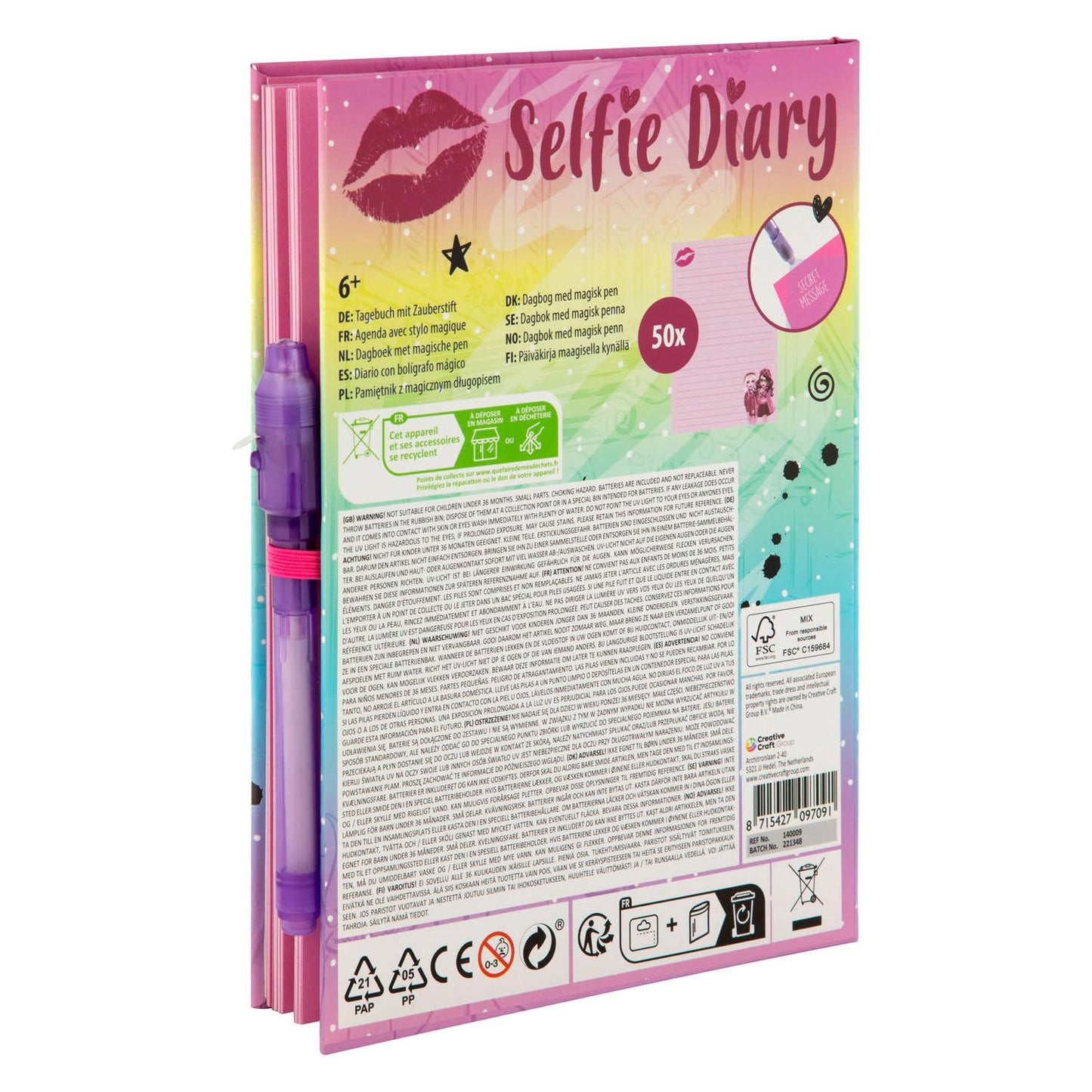 Besties - dagboek met magische pen