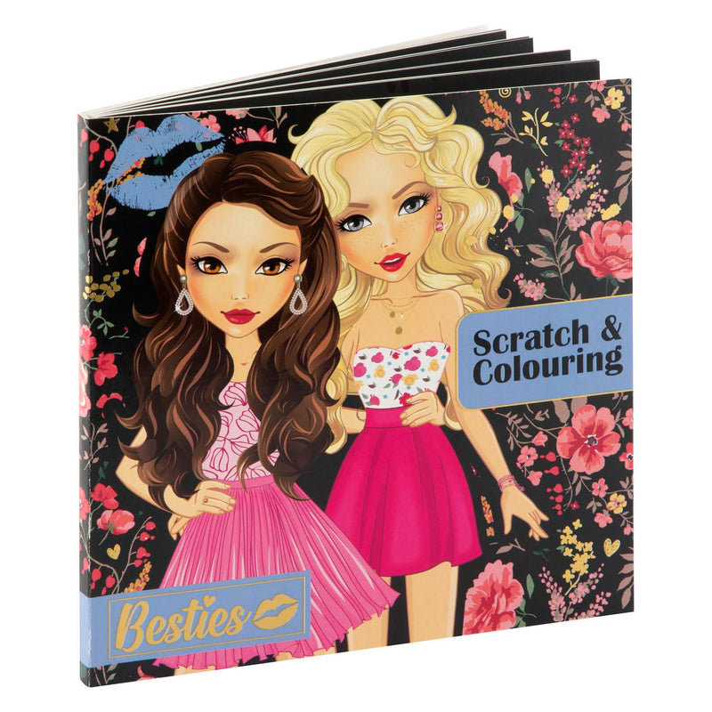 Besties scratch- kleurboek