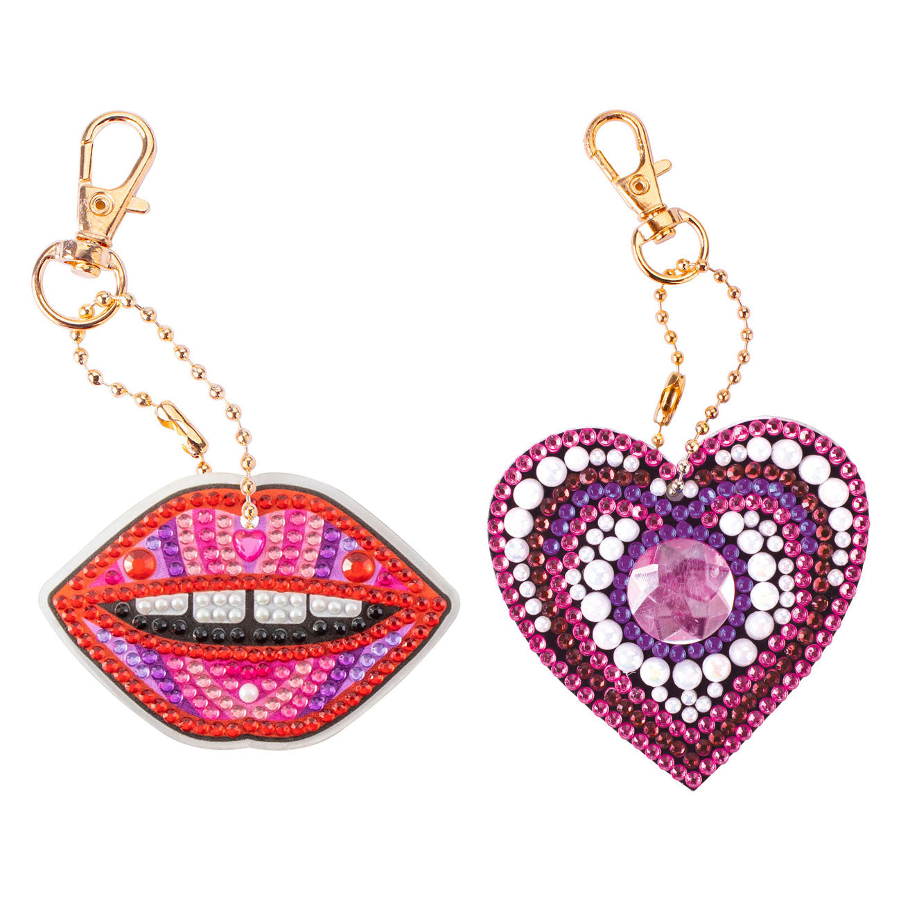 Besties diamond painting sleutelhanger maken