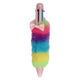 Grafix meerkleurenpen fluffy regenboog