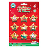 Grafix 3d stickers kerst - afbeelding 1