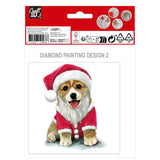 Maak je eigen Kerst Kaarten Diamond Painting, 2st. - afbeelding 2