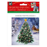 Maak je eigen Kerst Kaarten Diamond Painting, 2st. - afbeelding 3
