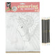 Creative craft group kleuren op nummer met 5 kleurpotloden