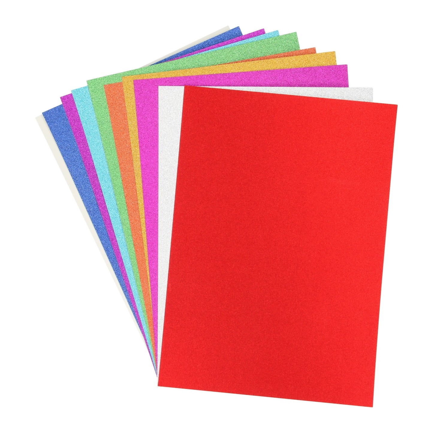 Creative craft group glitterkarton a4, 10 vellen