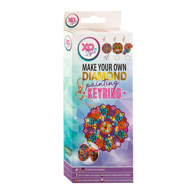 Creative craft group maak je eigen diamond painting sleutelhanger