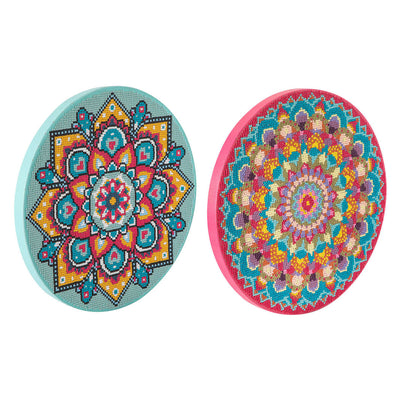 Creative craft group diamond painting mandala canvas, 30cm