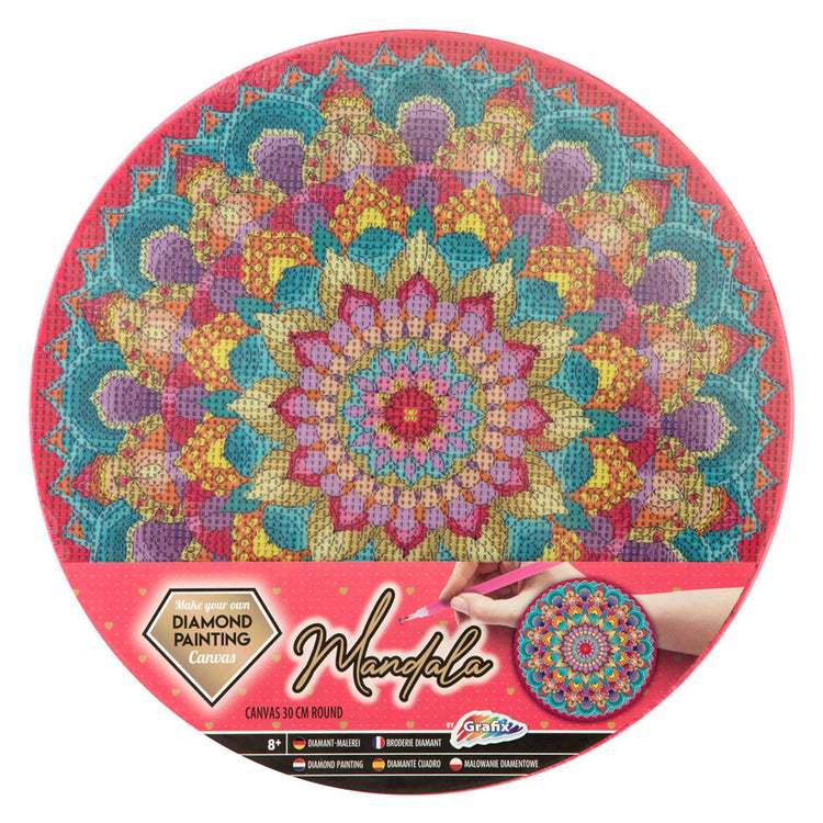Creative craft group diamond painting mandala canvas ø30cm