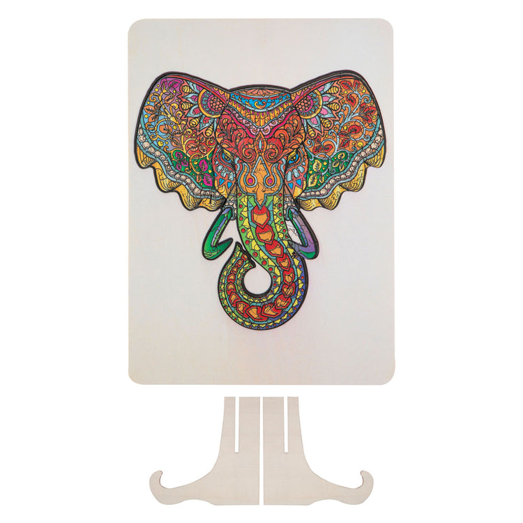 Creative craft group houten legpuzzel olifant, 132st.