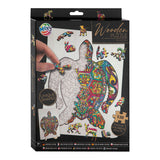 Creative craft group houten legpuzzel schildpad, 130st. - afbeelding 2