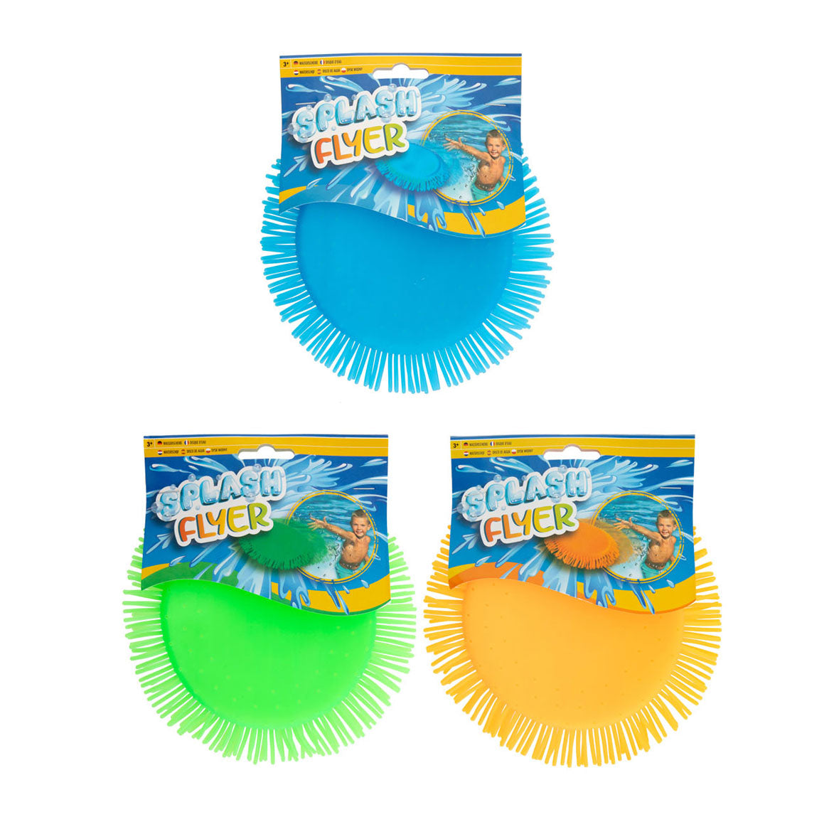 Creative craft group splash flyer frisbee, 17cm
