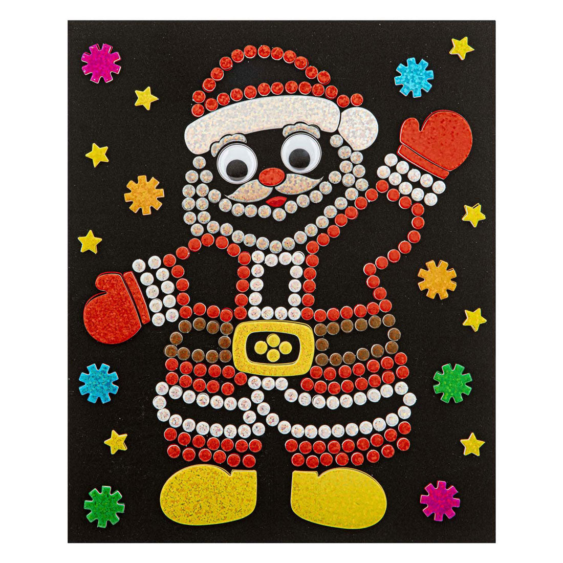 Creative craft group xmas holografische stippen stickerset