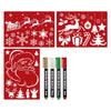 Creative craft group xmas raamdecoratie set