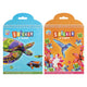 Creative craft group stickeren op nummer dieren