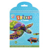 Creative craft group stickeren op nummer dieren