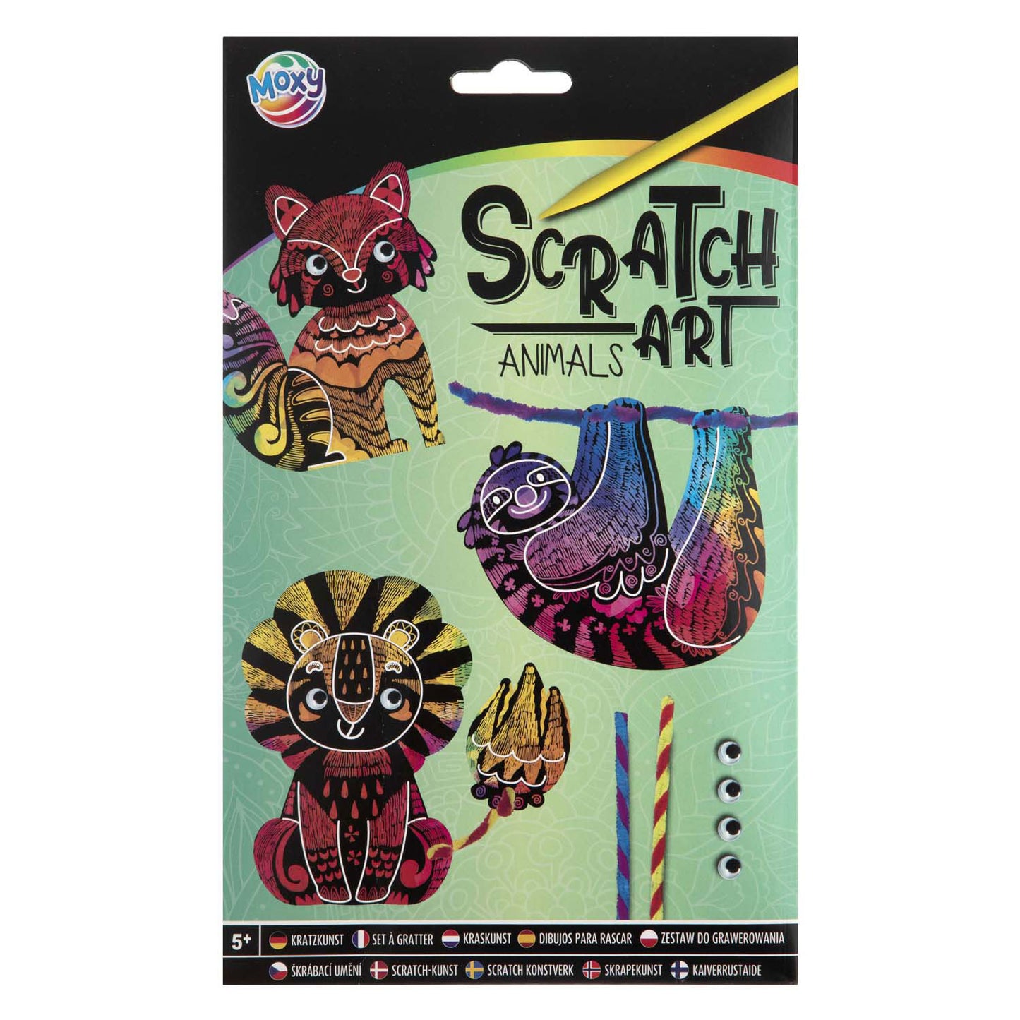 Creative craft group maak je eigen scratch kunst