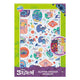 Creative craft group glitter stickerboek a5 - stitch