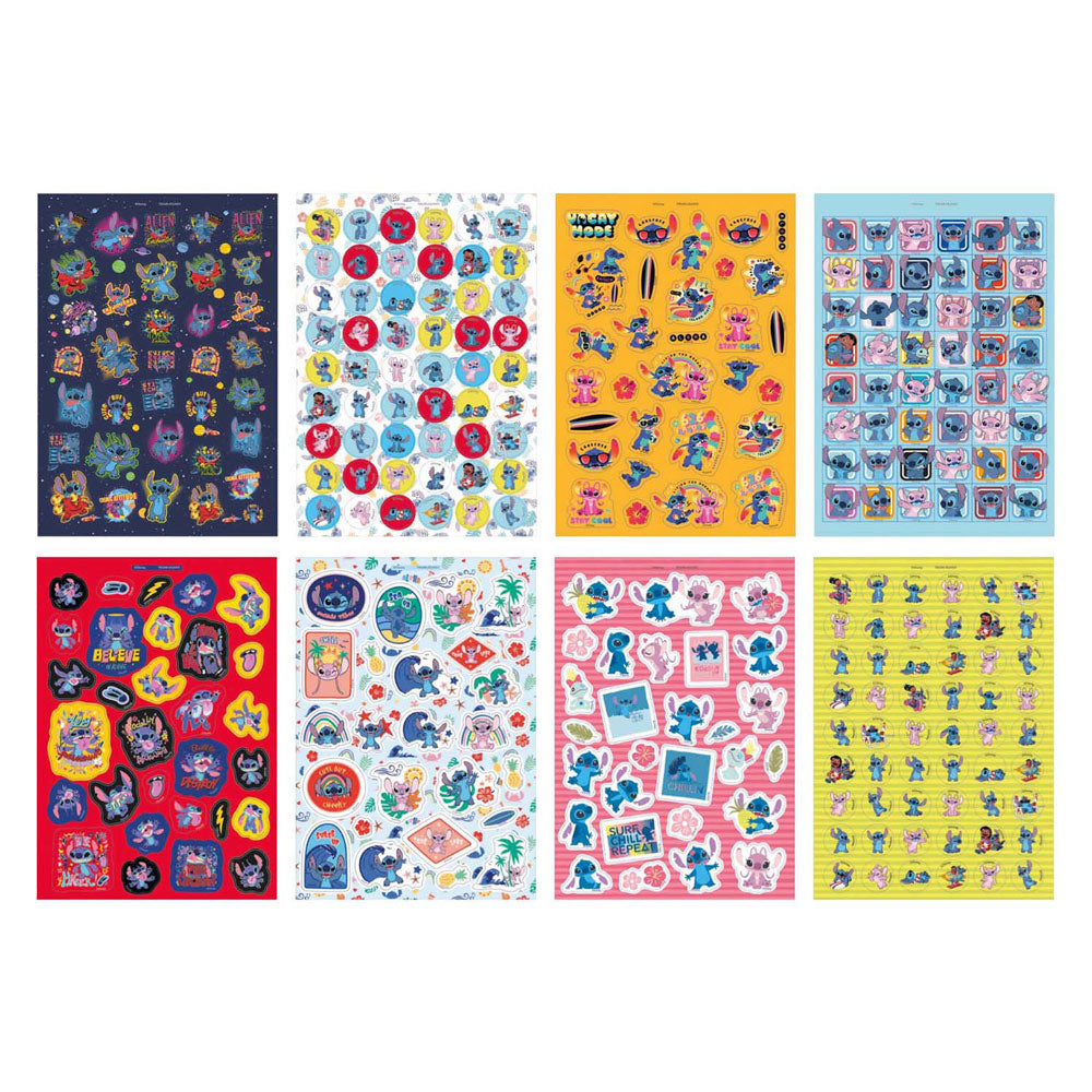Creative craft group glitter stickerboek a5 - stitch